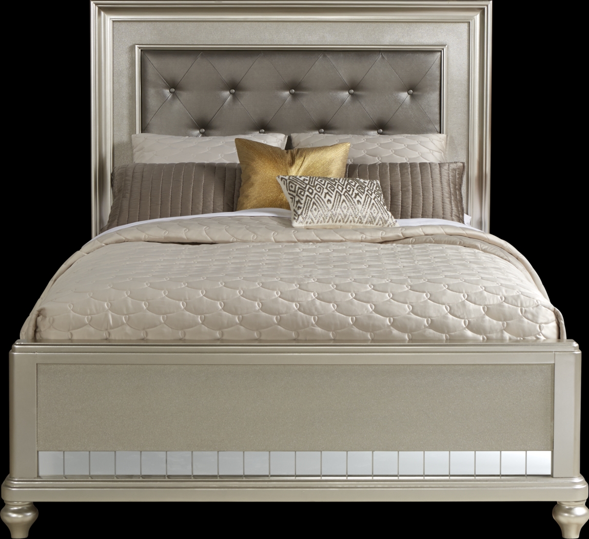 Paris Silver 8 Pc Queen Bedroom - Thumbnail - Image 3