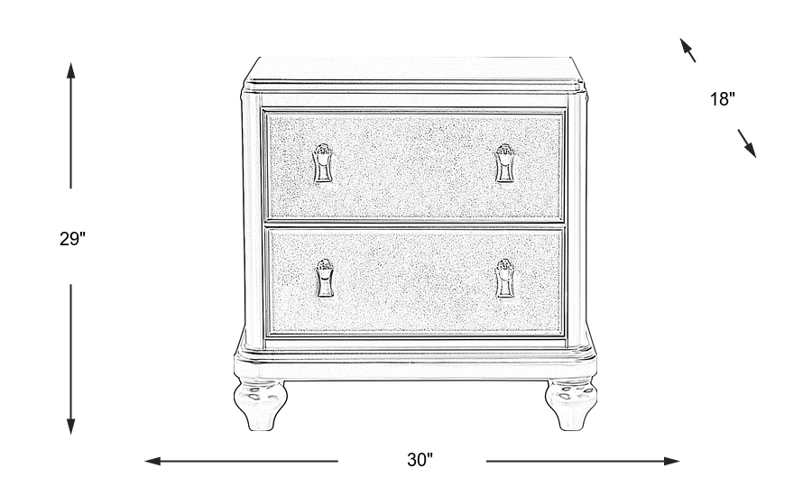 Dimension Image. Please refer to the Dimension Tab on this page for dimension details.