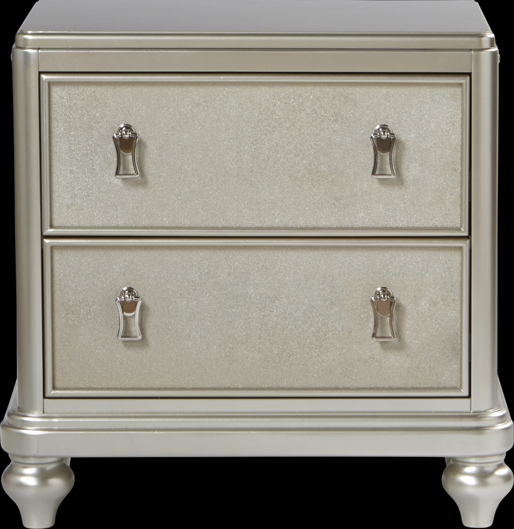 Paris Silver 8 Pc Queen Bedroom - Thumbnail - Image 16