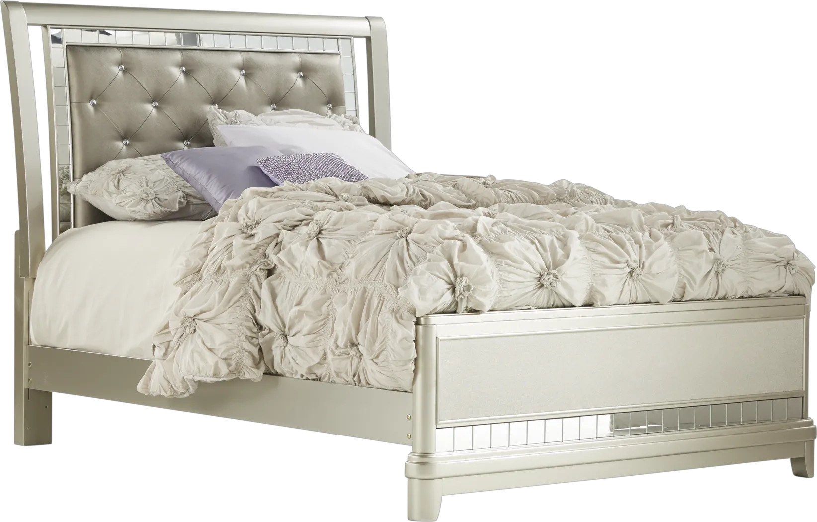 Kids Petit Paris Champagne 3 Pc Twin Sleigh Bed - Thumbnail - Image 1