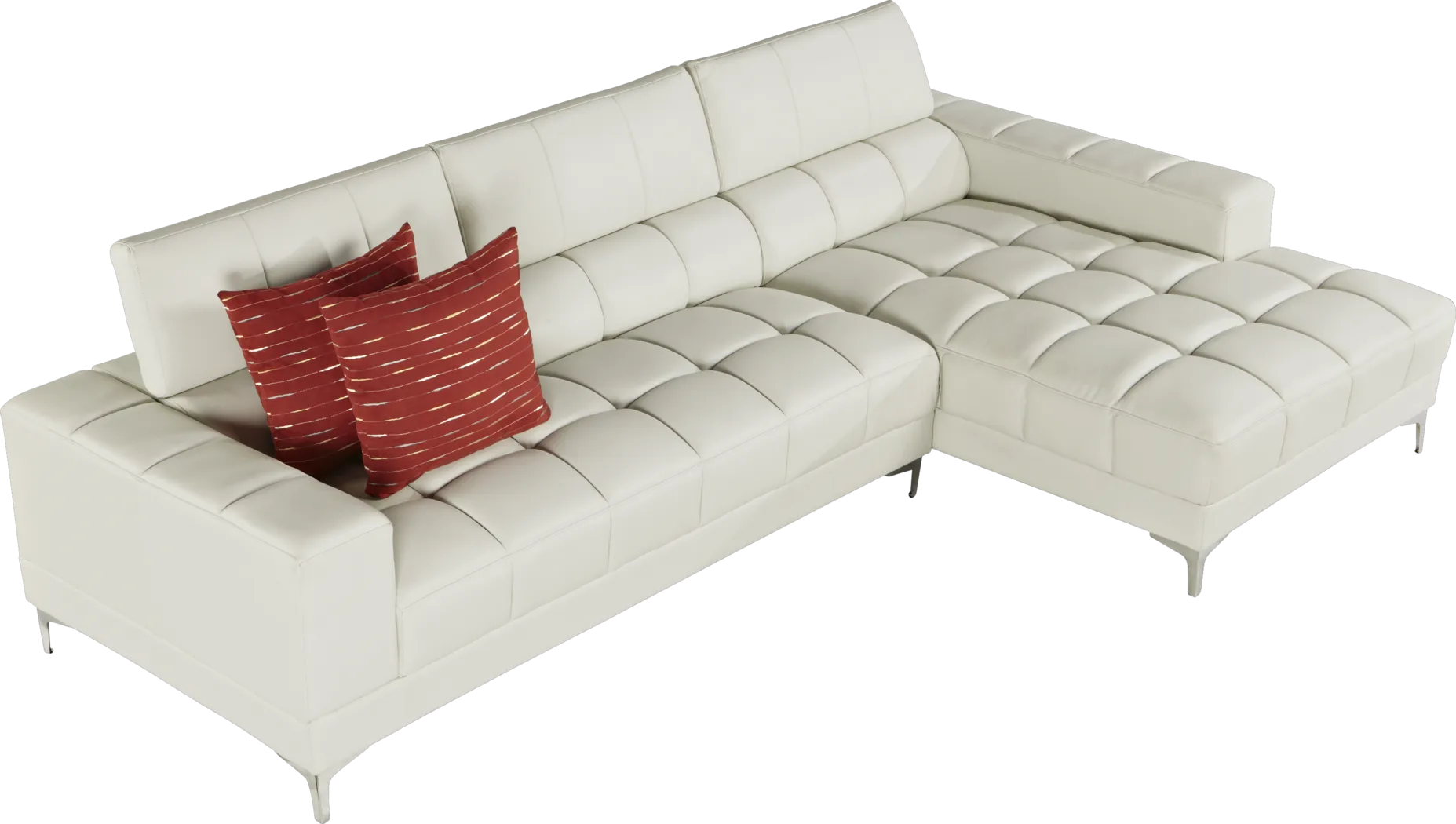 San Venetti Off-White 2 Pc Sectional - Thumbnail - Image 1