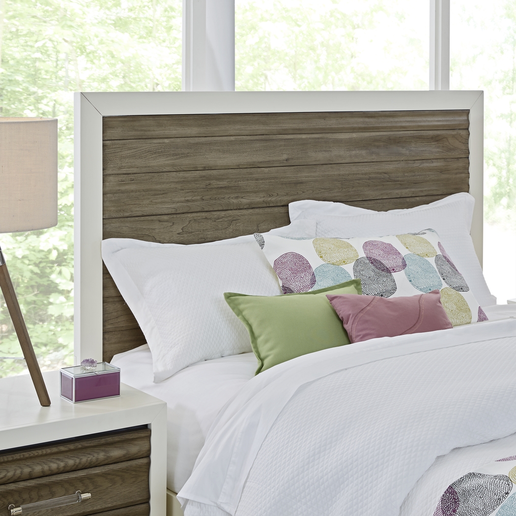 Santa Fiora White 3 Pc Queen Panel Bed - Thumbnail - Image 4