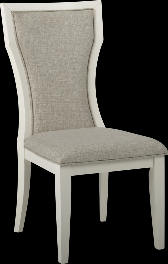 Santa Fiora White 7 Pc Rectangle Dining Room - Thumbnail - Image 5