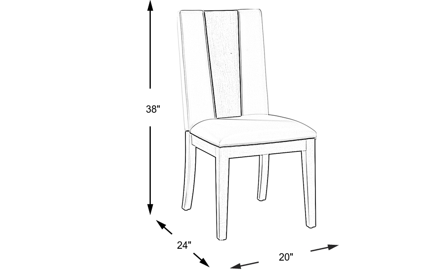 Dimension Image. Please refer to the Dimension Tab on this page for dimension details.
