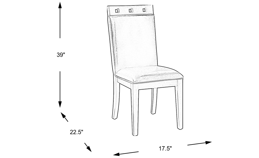 Dimension Image. Please refer to the Dimension Tab on this page for dimension details.