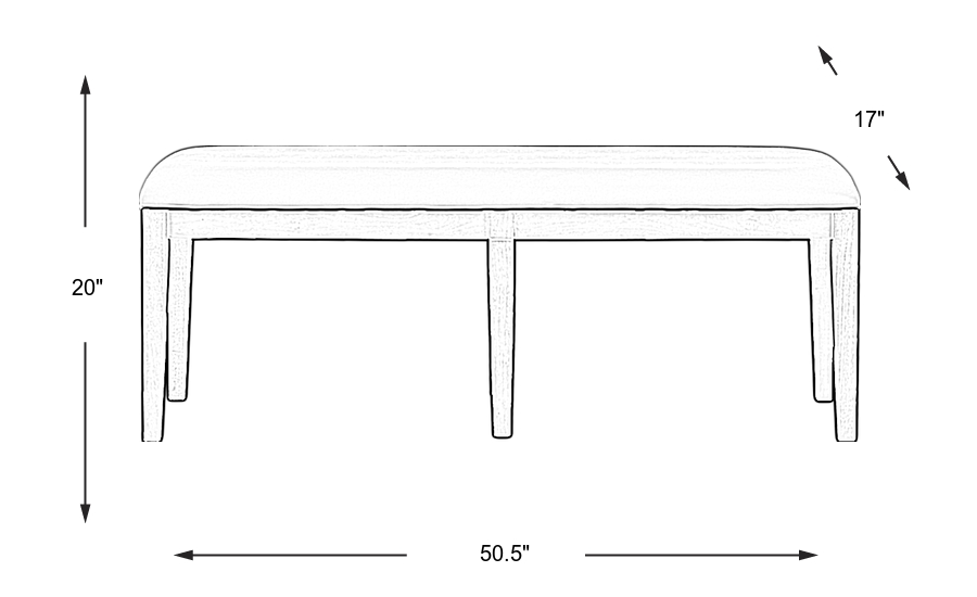 Dimension Image. Please refer to the Dimension Tab on this page for dimension details.