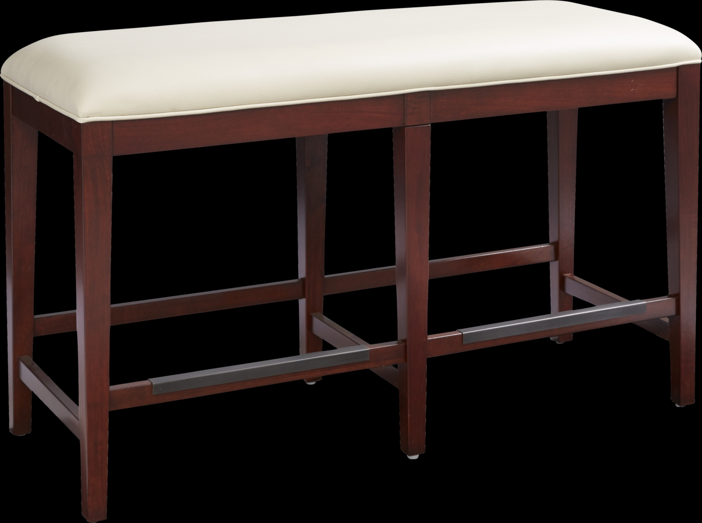 Savona Ivory Counter Height Bench - Thumbnail - Image 1