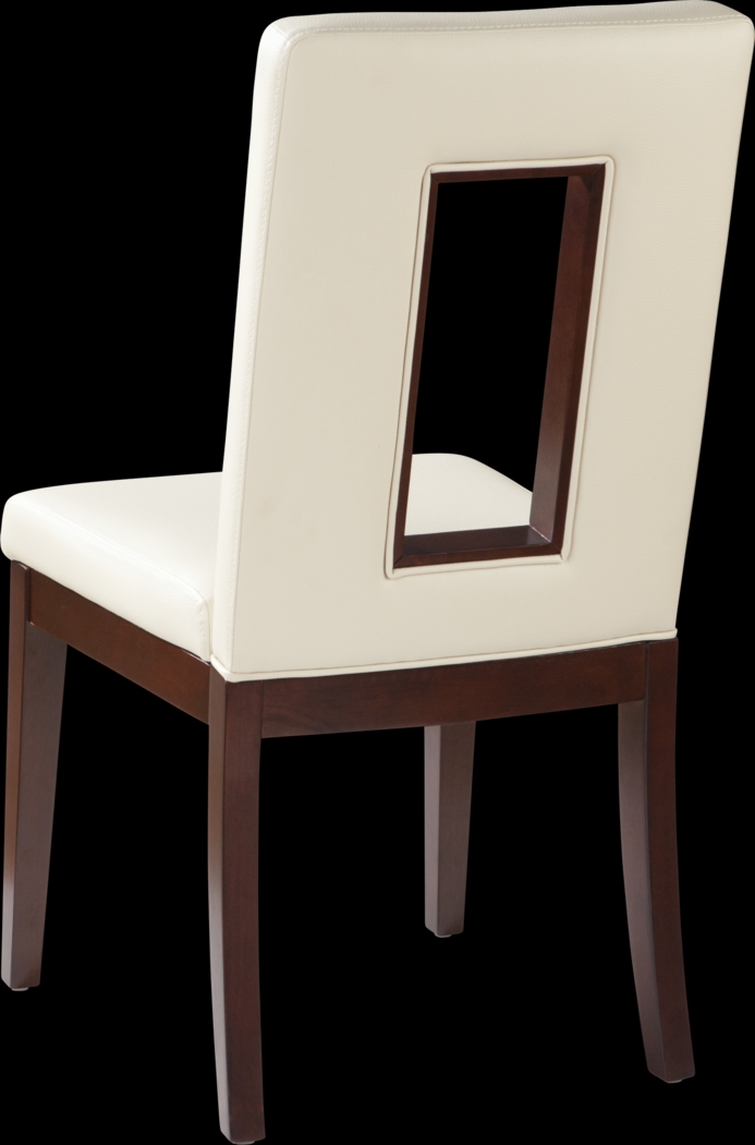 Savona Ivory Upholstered Side Chair - Thumbnail - Image 2
