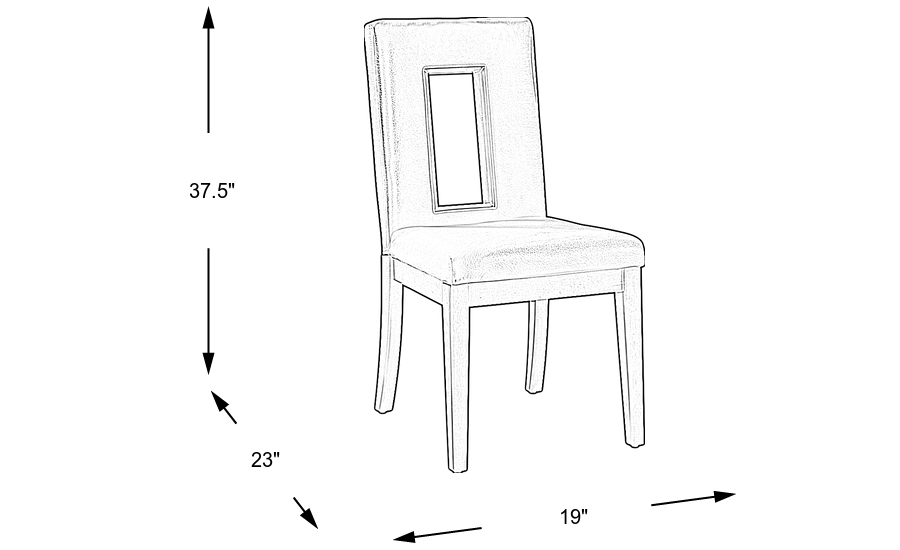 Dimension Image. Please refer to the Dimension Tab on this page for dimension details.