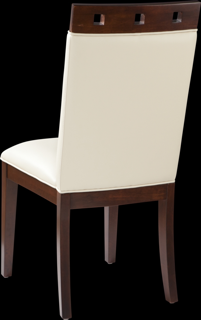 Savona Ivory Wood Top Side Chair - Thumbnail - Image 4