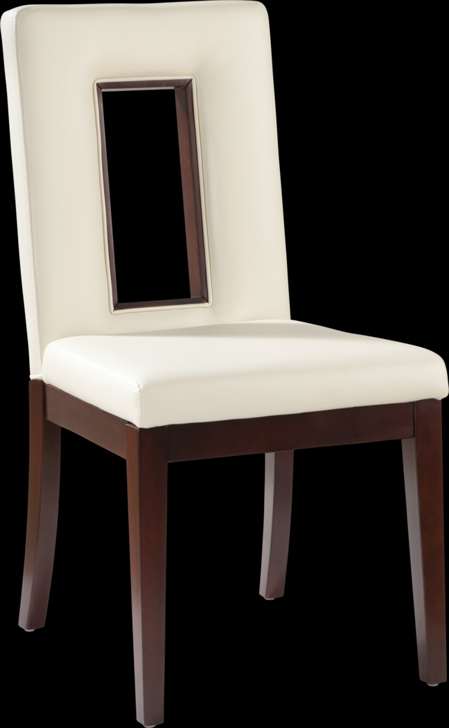 Savona Ivory Upholstered Side Chair - Thumbnail - Image 1