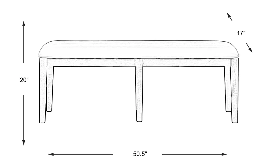 Dimension Image. Please refer to the Dimension Tab on this page for dimension details.