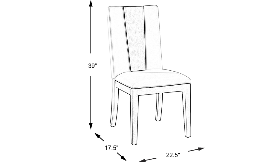 Dimension Image. Please refer to the Dimension Tab on this page for dimension details.