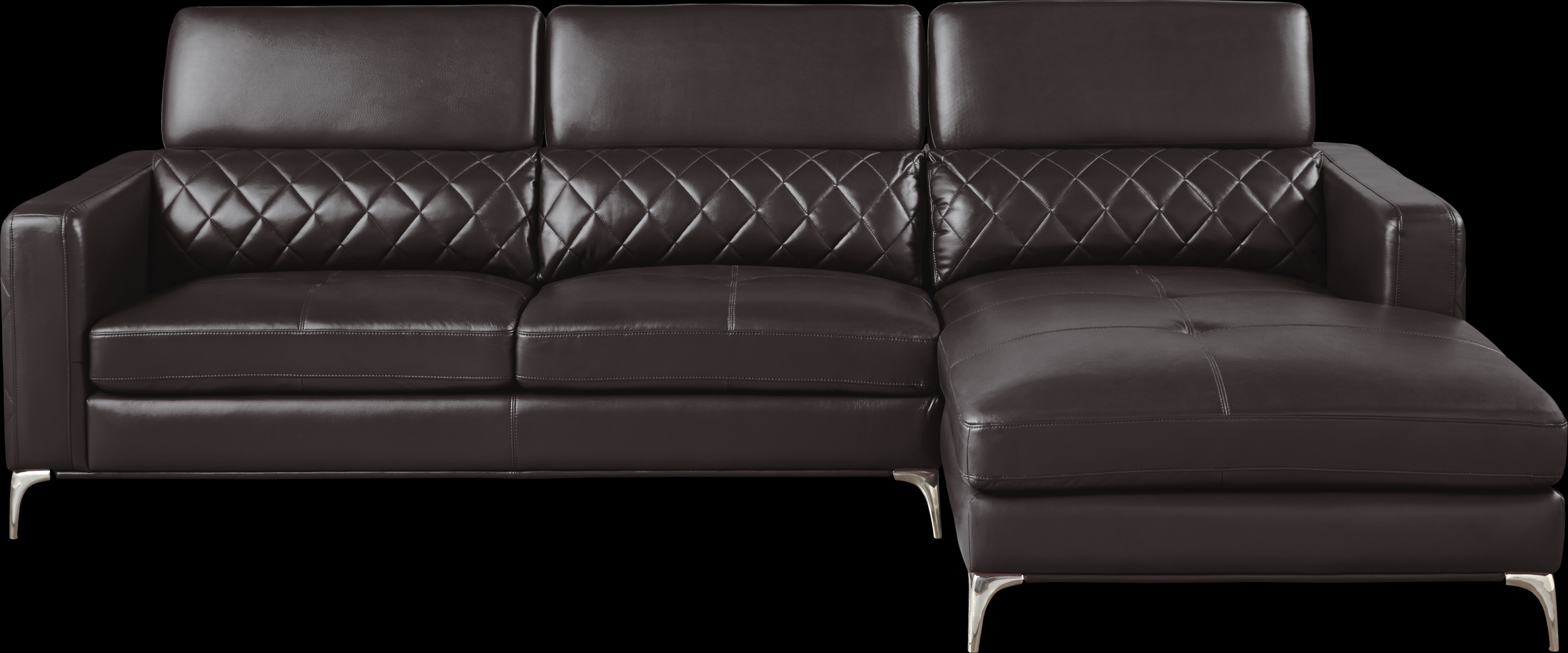 Sorrento Black Cherry 2 Pc Sectional - Thumbnail - Image 1