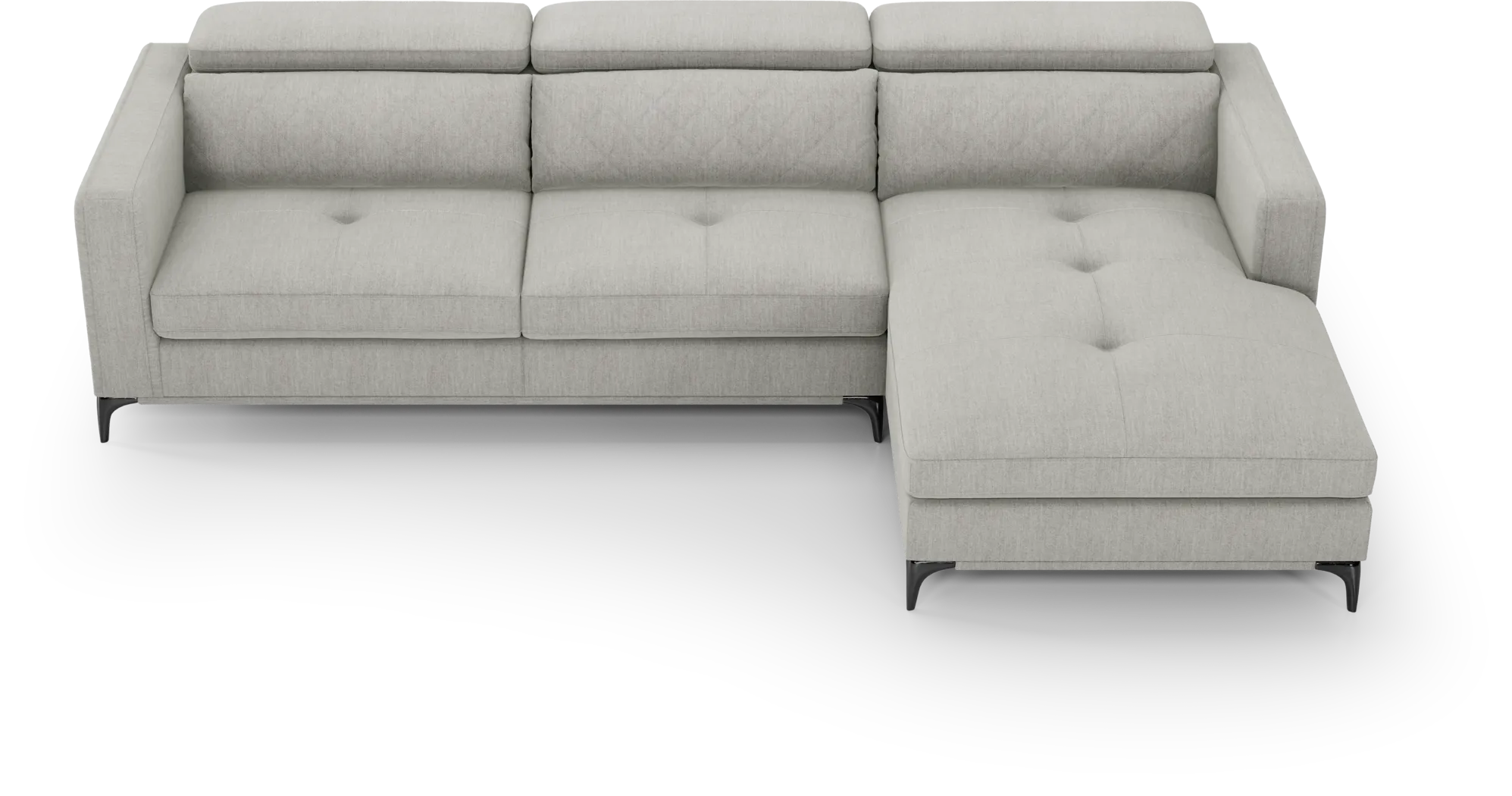 Sorrento Dove 2 Pc Sectional - Thumbnail - Image 4