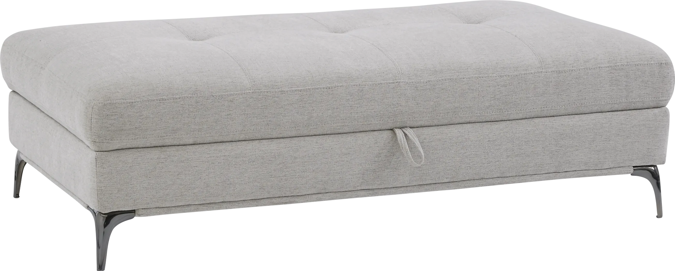 Sorrento Dove Storage Ottoman - Thumbnail - Image 1