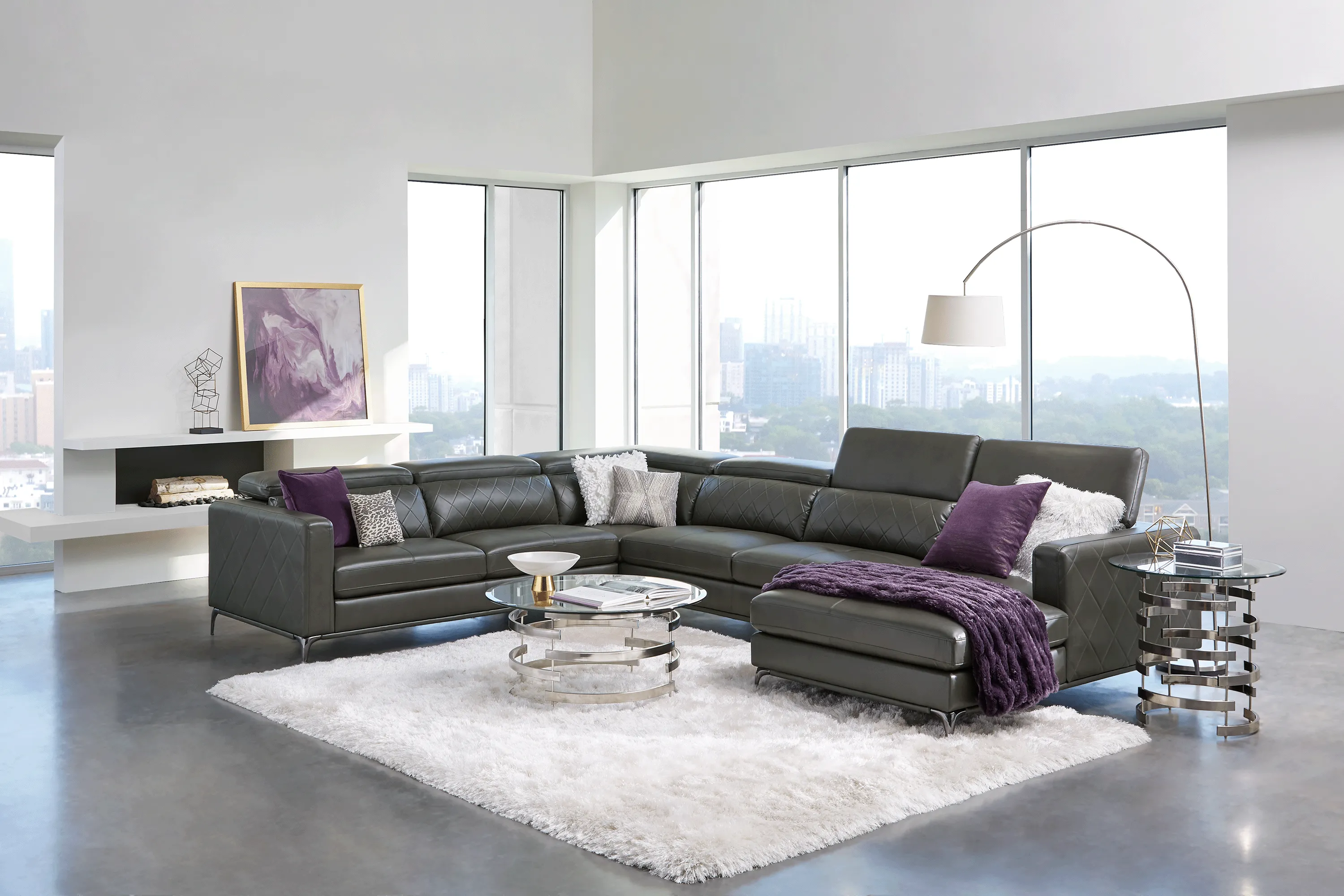 Sorrento Granite 4 Pc Sectional - Thumbnail - Image 2