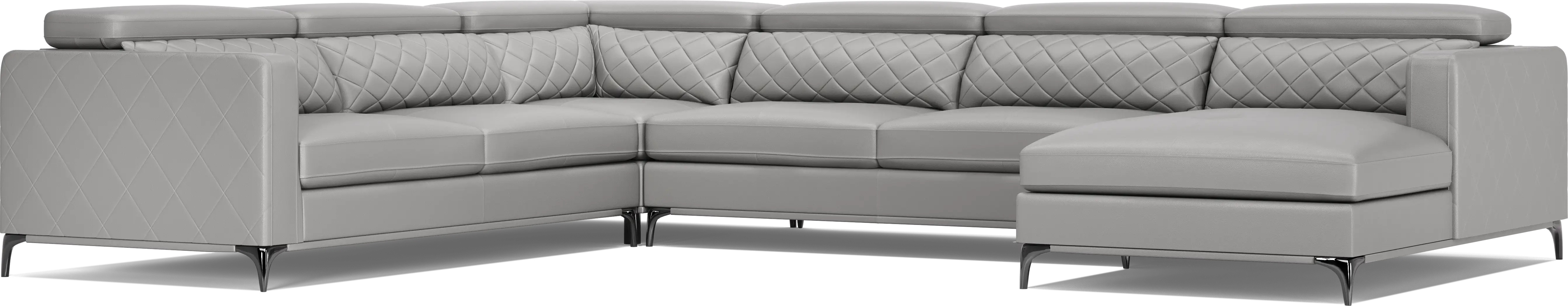 Sorrento Platinum 4 Pc Sectional - Thumbnail - Image 1