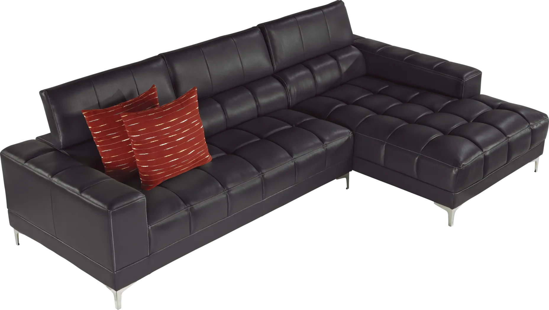 Sybella Black Cherry 2 Pc Sectional - Thumbnail - Image 1