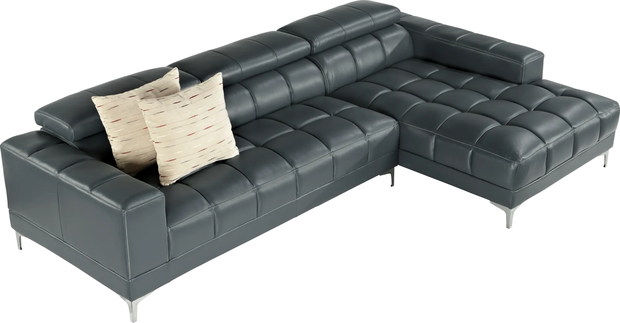 Sybella Blue 2 Pc Sectional - Thumbnail - Image 2