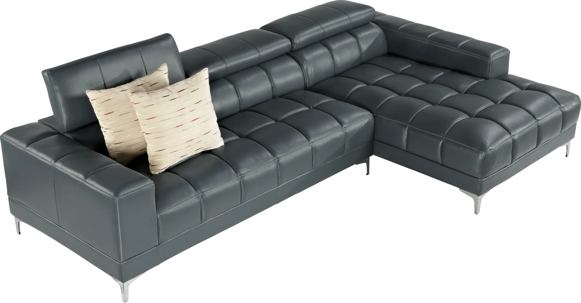 Sybella Blue 2 Pc Sectional - Thumbnail - Image 3