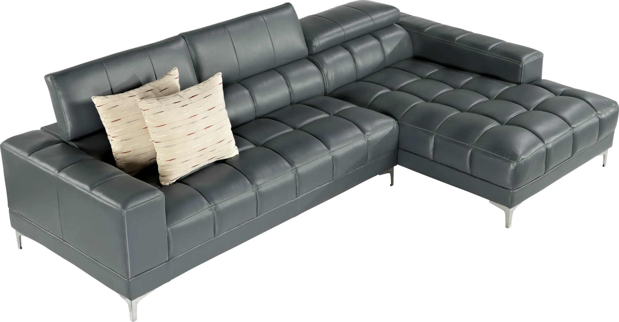 Sybella Blue 2 Pc Sectional - Thumbnail - Image 4