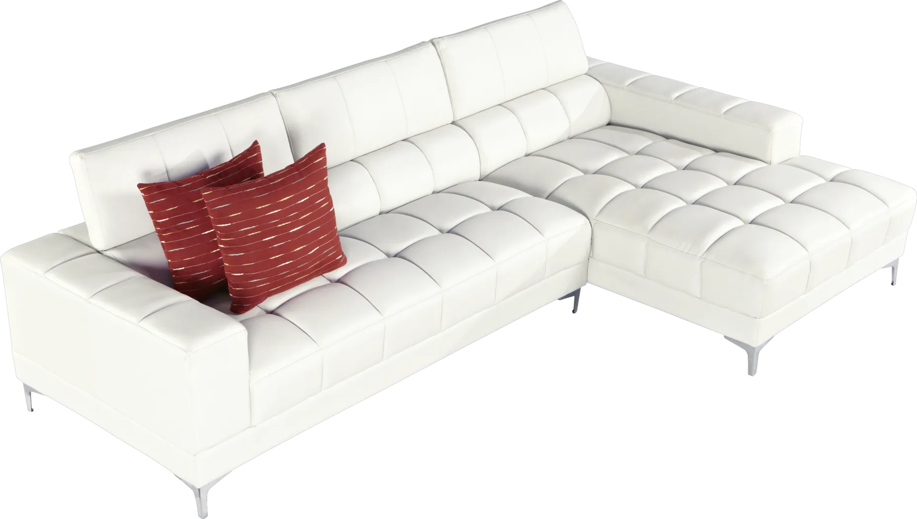 Sybella Off-White 2 Pc Sectional - Thumbnail - Image 1