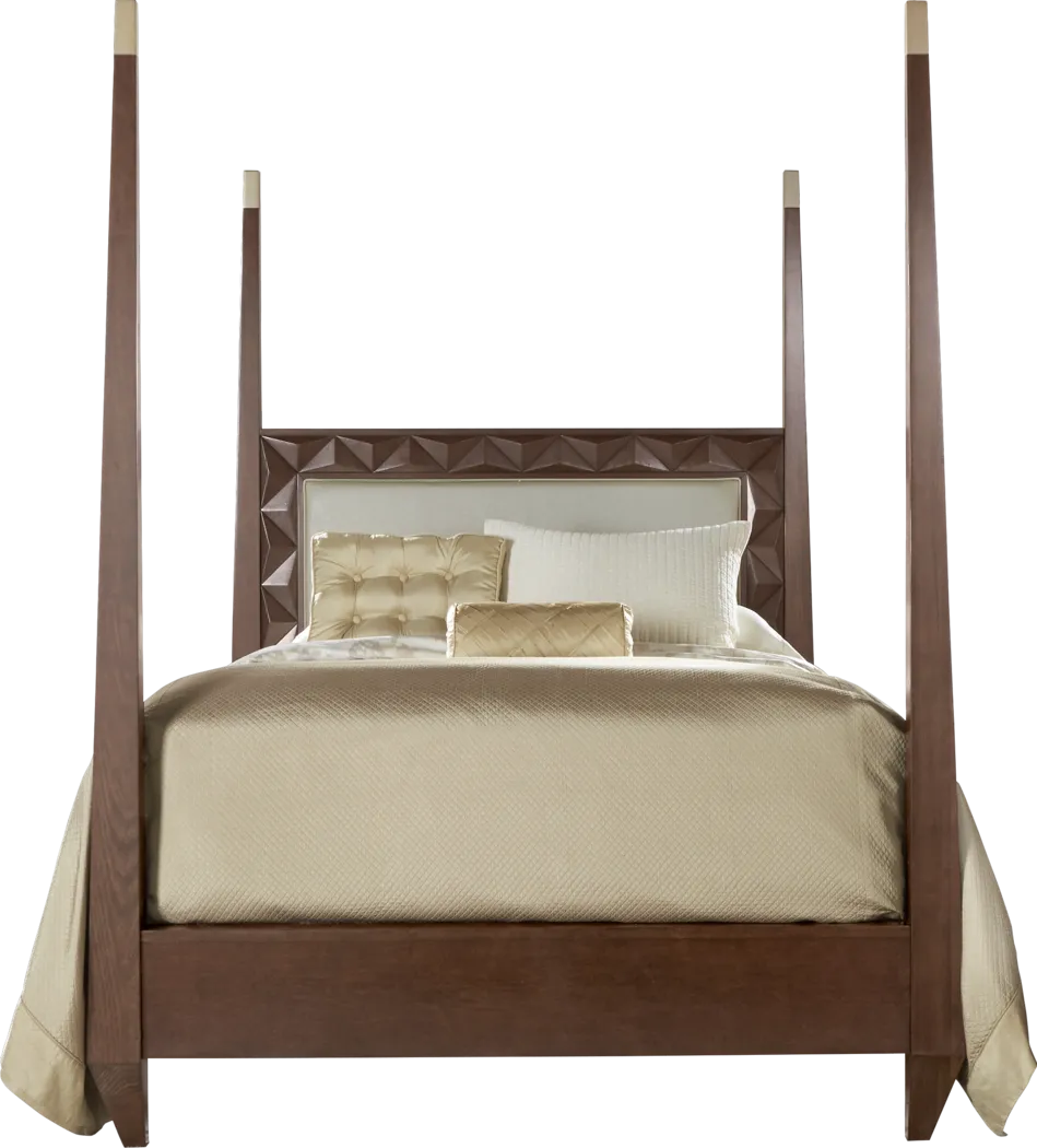 Vallejo Cherry 4 Pc King Poster Bed - Thumbnail - Image 1