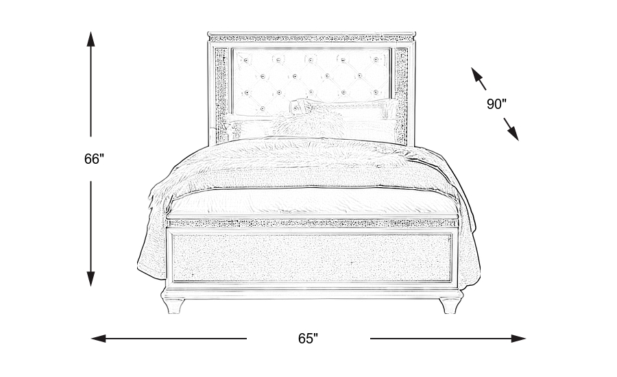 Dimension Image. Please refer to the Dimension Tab on this page for dimension details.