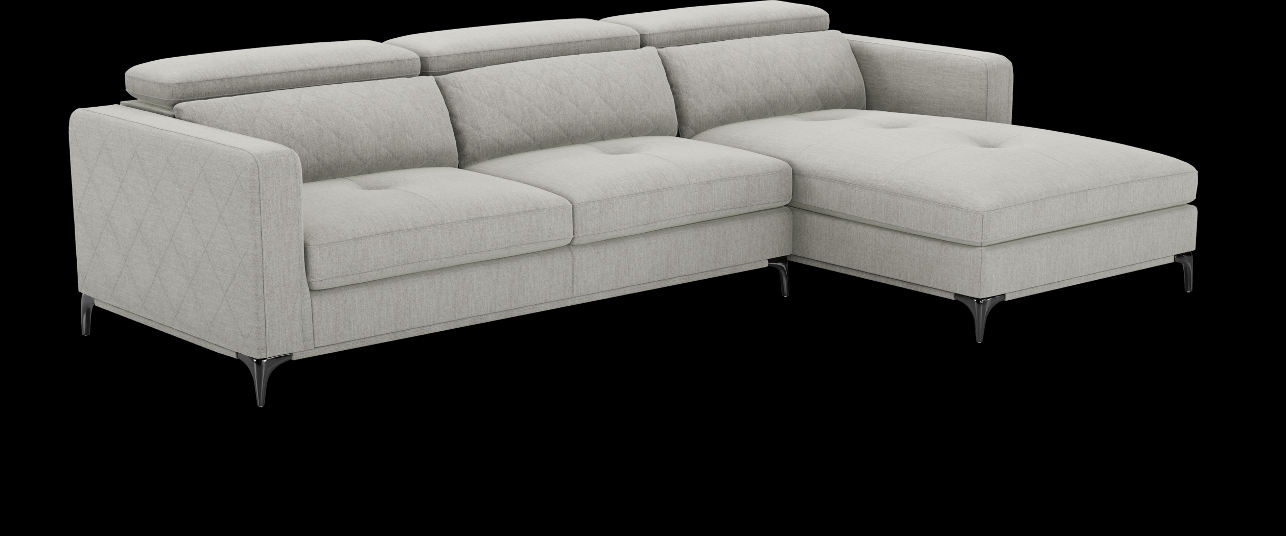 Via Sorrento Dove 2 Pc Sectional - Thumbnail - Image 3