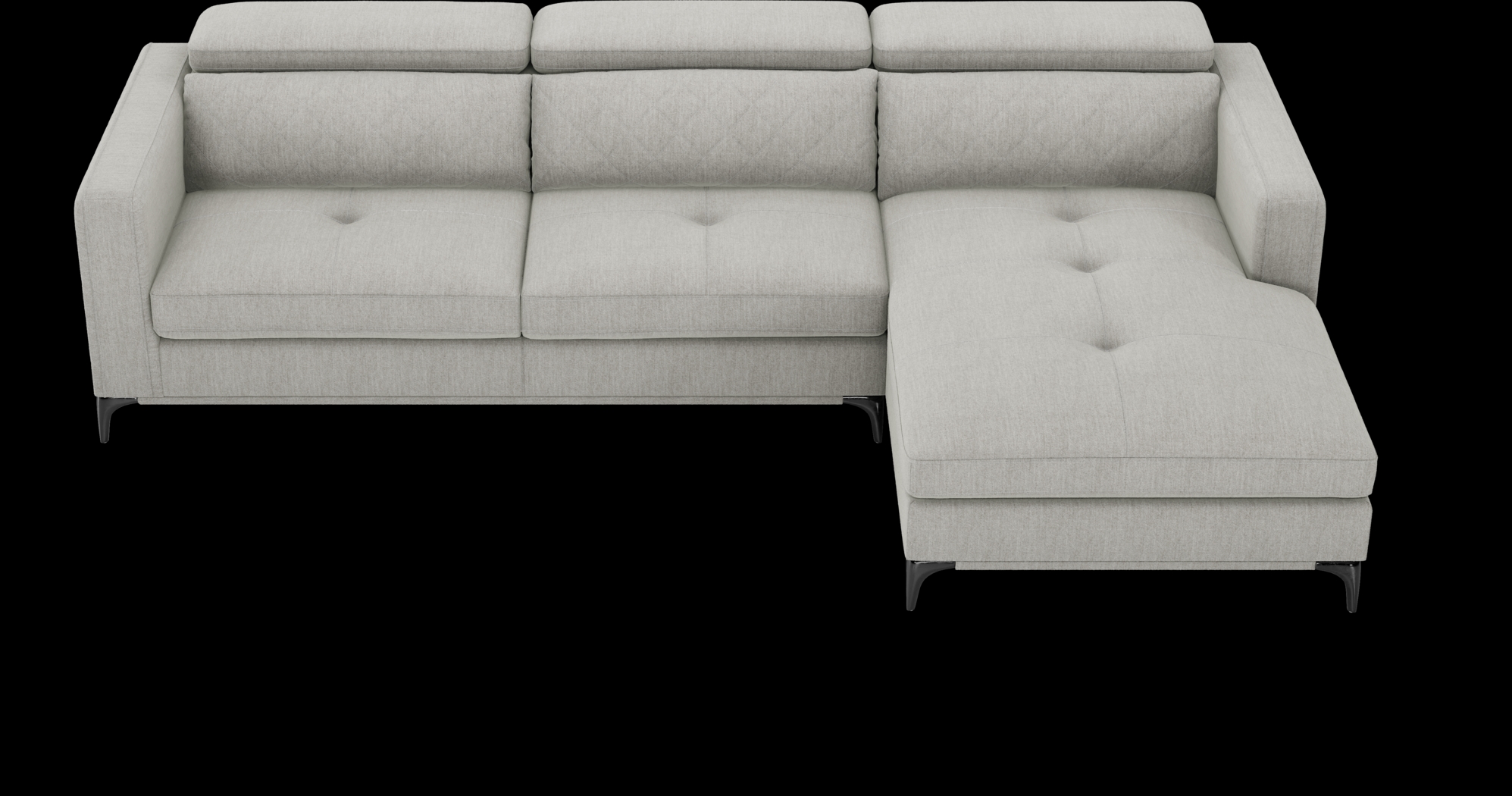 Via Sorrento Dove 2 Pc Sectional - Thumbnail - Image 4