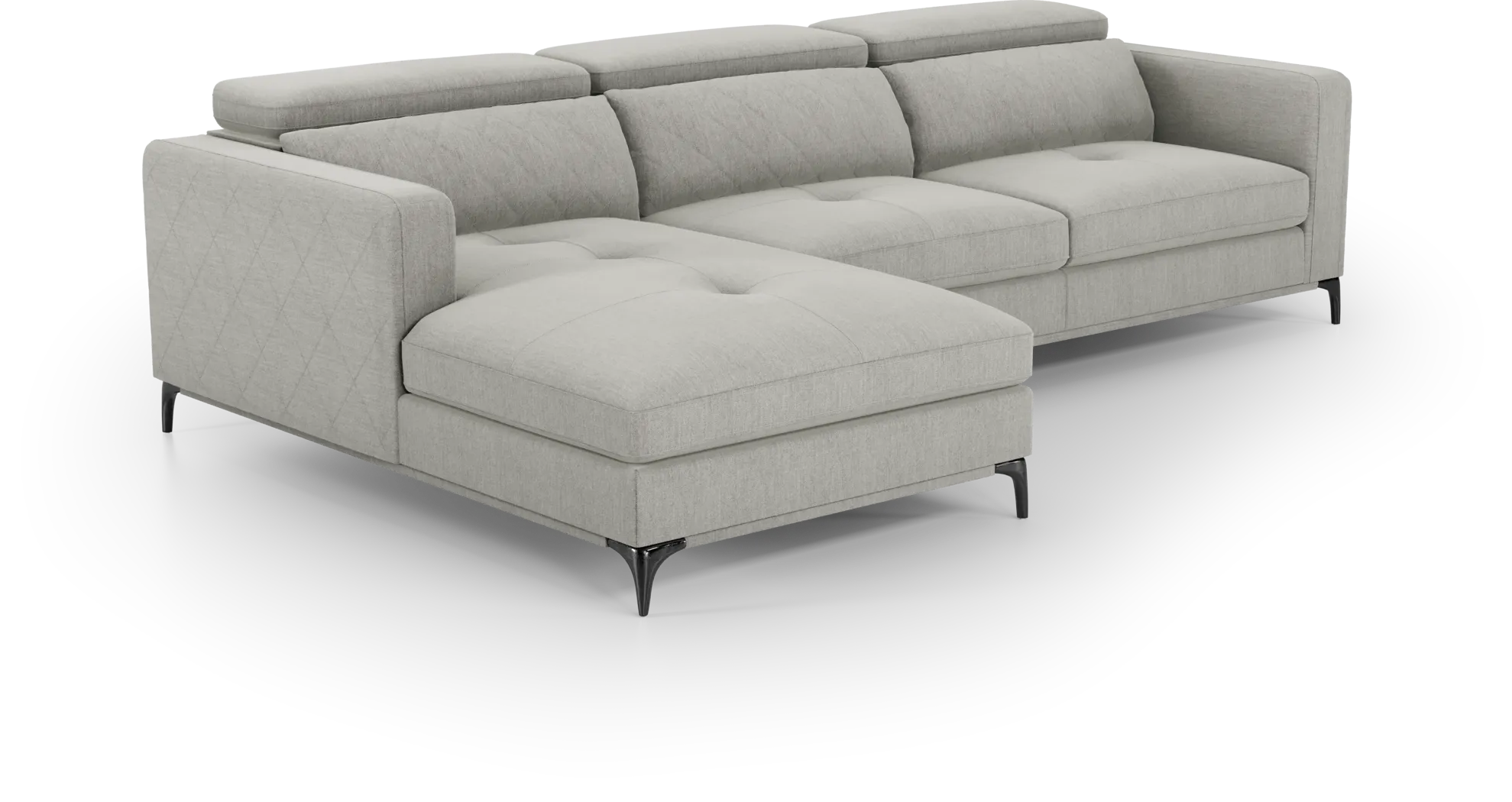 Via Sorrento Dove 2 Pc Sectional - Thumbnail - Image 3