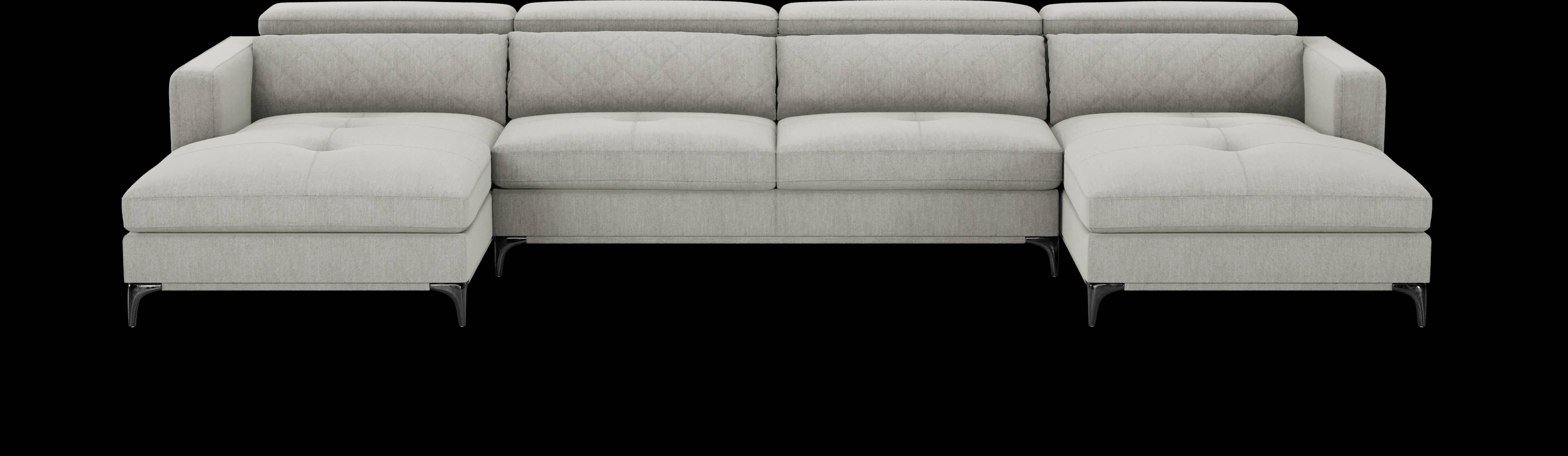 Via Sorrento Dove 3 Pc Sectional - Thumbnail - Image 1