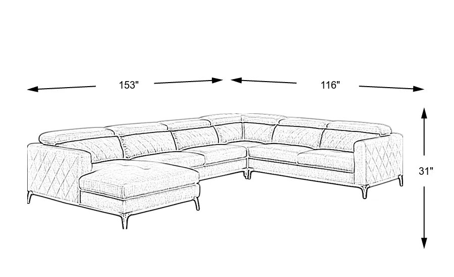 Dimension Image. Please refer to the Dimension Tab on this page for dimension details.