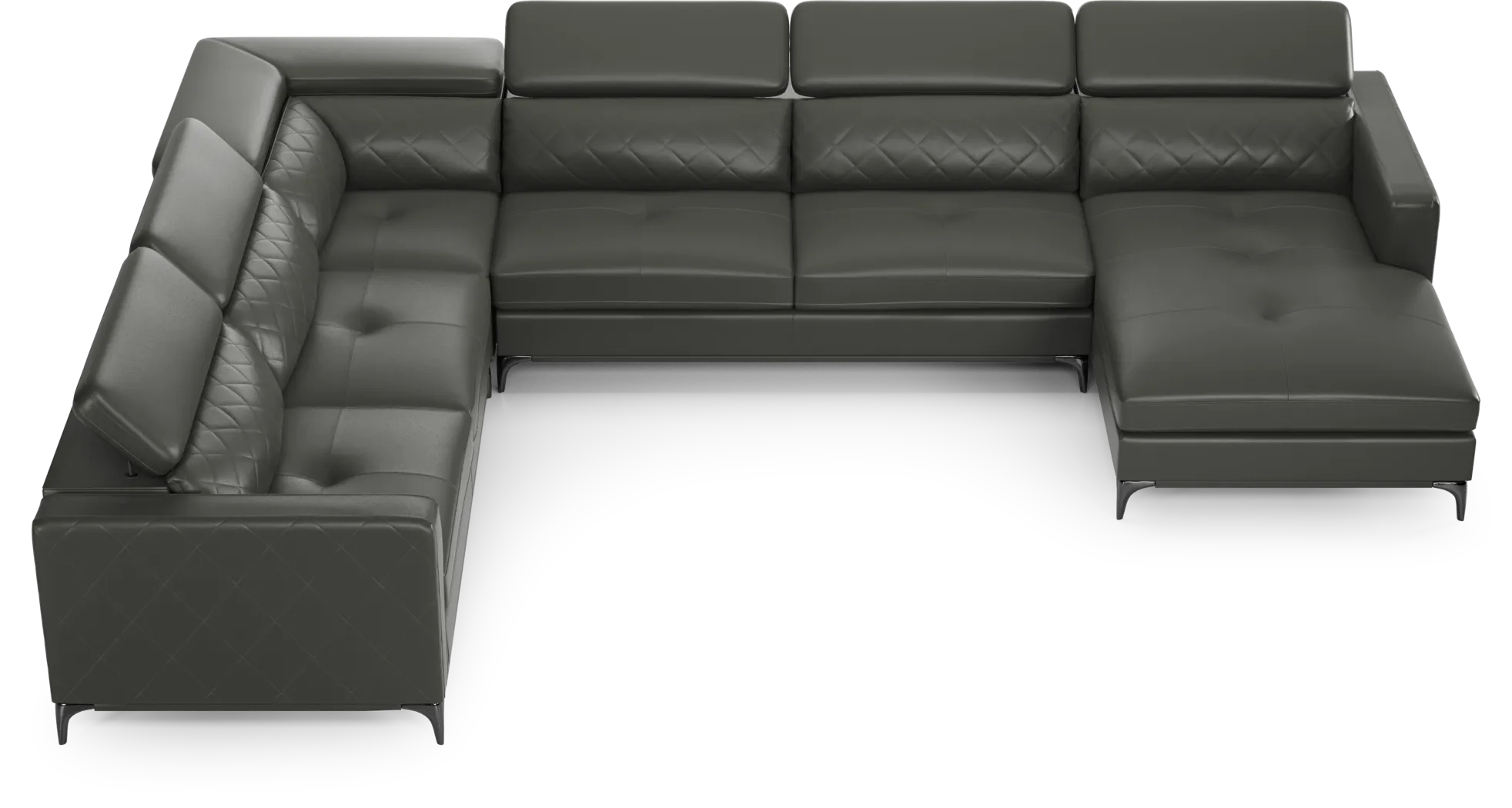 Via Sorrento Granite 7 Pc Sectional Living Room - Thumbnail - Image 9