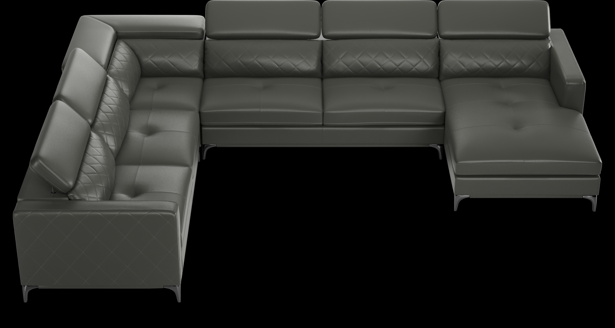 Via Sorrento Granite 4 Pc Sectional - Thumbnail - Image 8