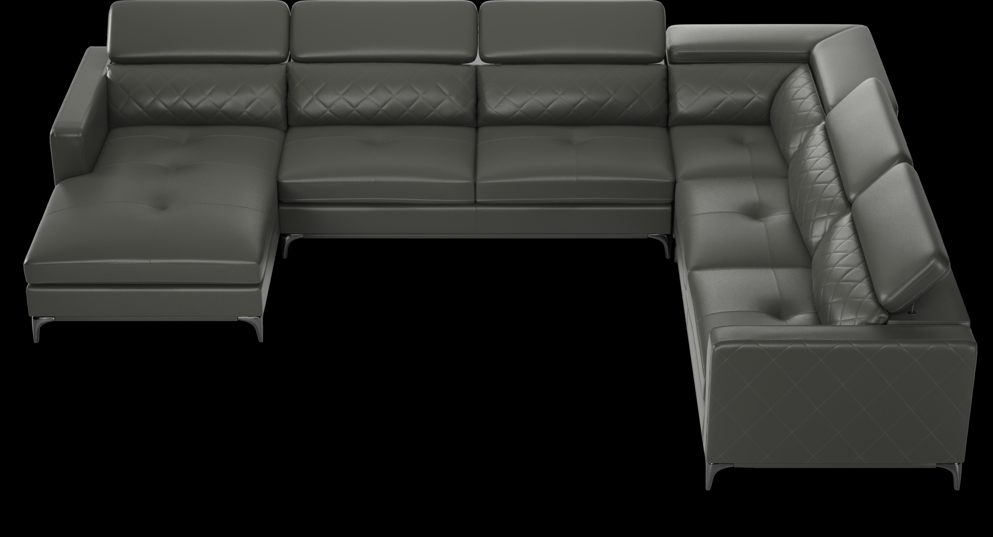 Via Sorrento Granite 4 Pc Sectional - Thumbnail - Image 8