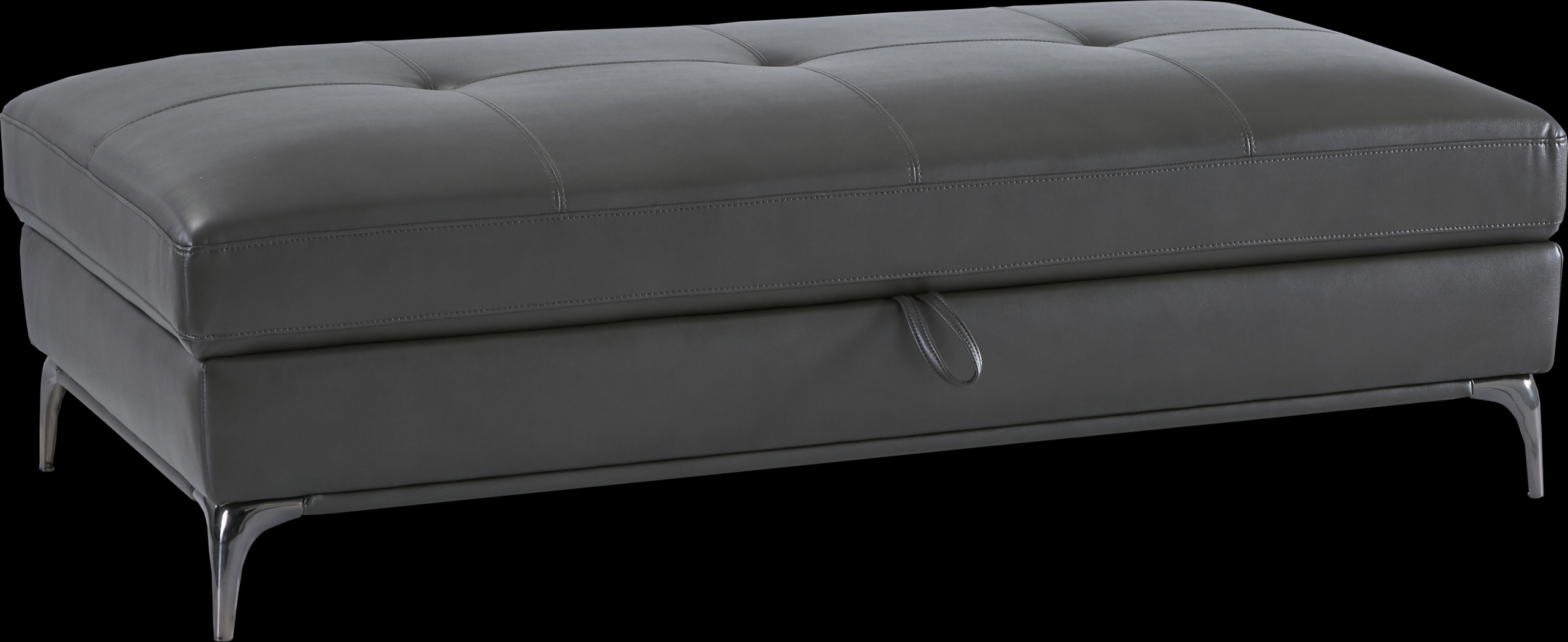 Via Sorrento Granite Storage Ottoman - Thumbnail - Image 1