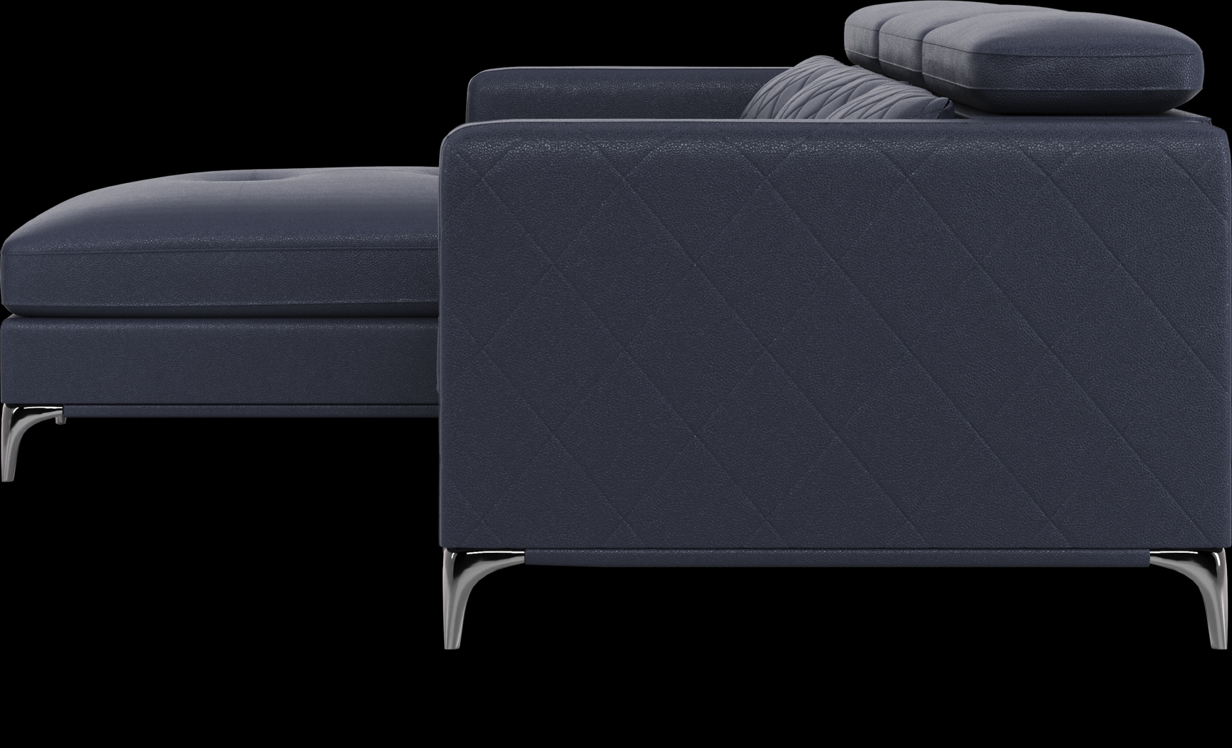 Via Sorrento Navy 2 Pc Sectional - Thumbnail - Image 4
