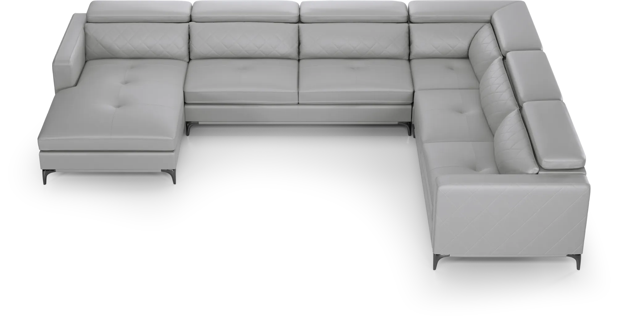 Via Sorrento Platinum 4 Pc Sectional - Thumbnail - Image 4