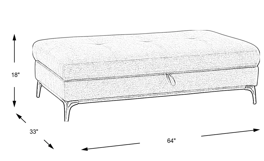 Dimension Image. Please refer to the Dimension Tab on this page for dimension details.