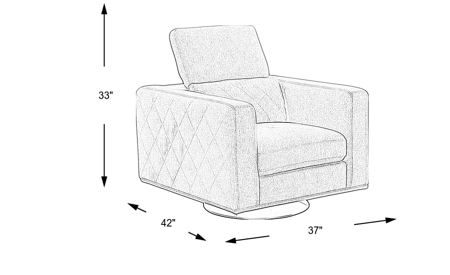 Dimension Image. Please refer to the Dimension Tab on this page for dimension details.