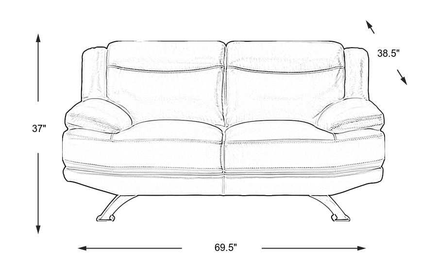 Dimension Image. Please refer to the Dimension Tab on this page for dimension details.