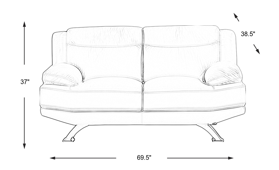 Dimension Image. Please refer to the Dimension Tab on this page for dimension details.