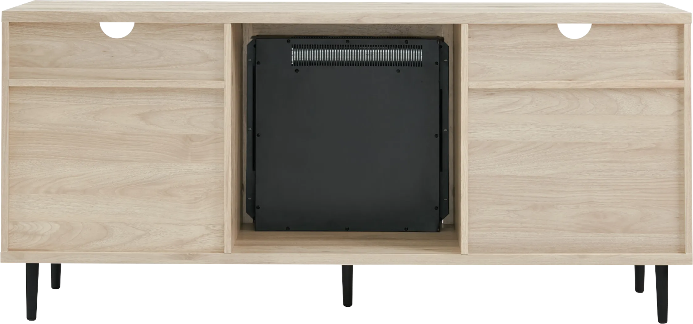 Sofley Birch 60 in. Console With Electric Fireplace - Thumbnail - Image 2
