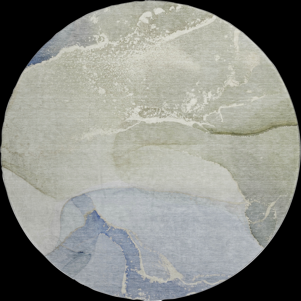 Softy La Seneca Sky 8' Round Rug - Thumbnail - Image 1