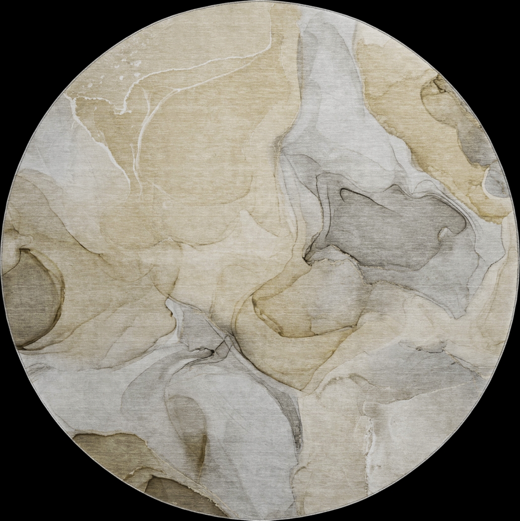 Softy Mirabel Multi 8' Round Rug - Thumbnail - Image 1