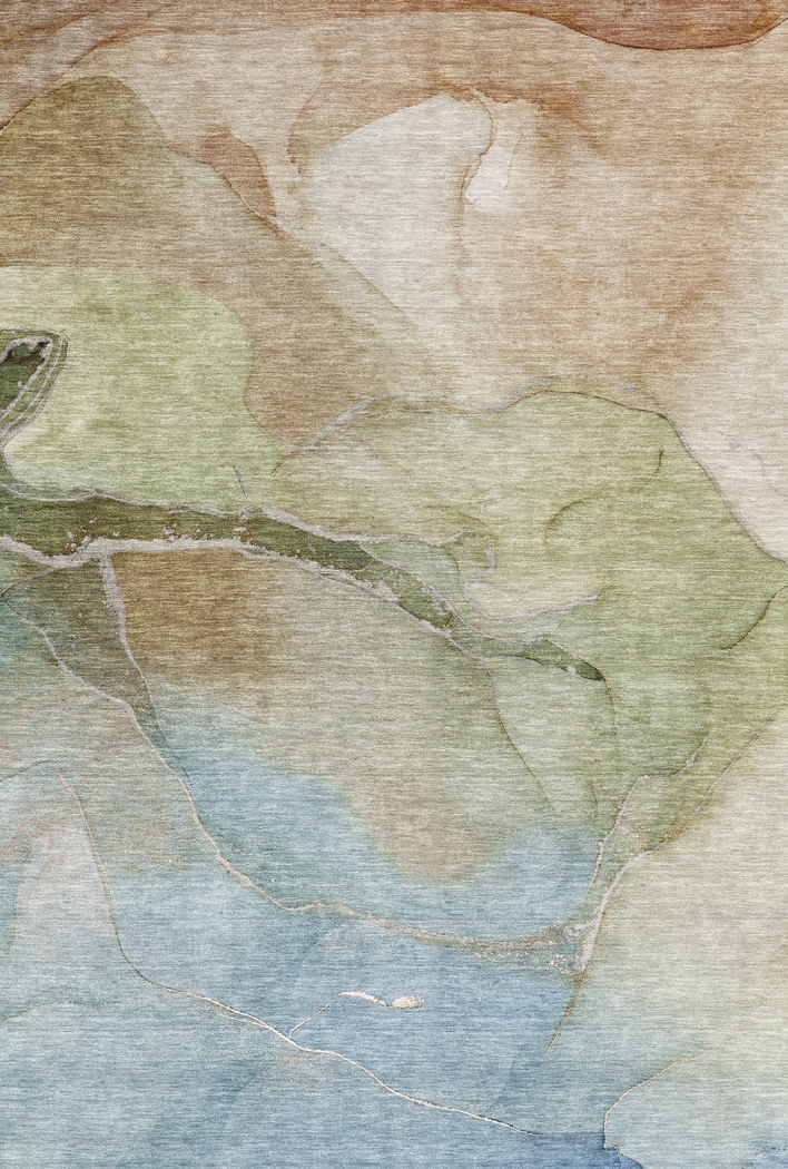 Softy Rhossili Bay Multi 8' x 10' Rug - Thumbnail - Image 1