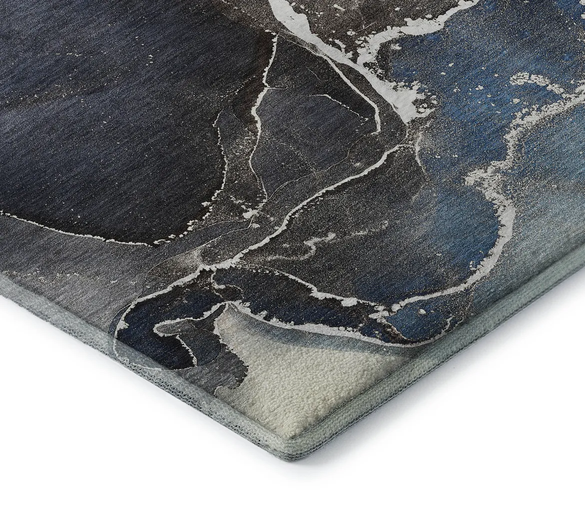 Softy Shangri-La Blue 8' x 10' Rug - Thumbnail - Image 3