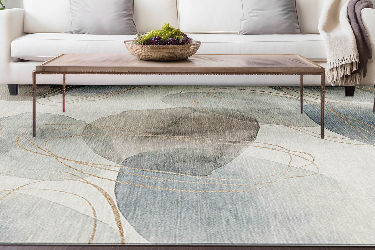 Softy Sheltinella Pearl 5' x 8' Rug - Thumbnail - Image 4